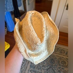 H&M Divided straw cowboy hat NWT